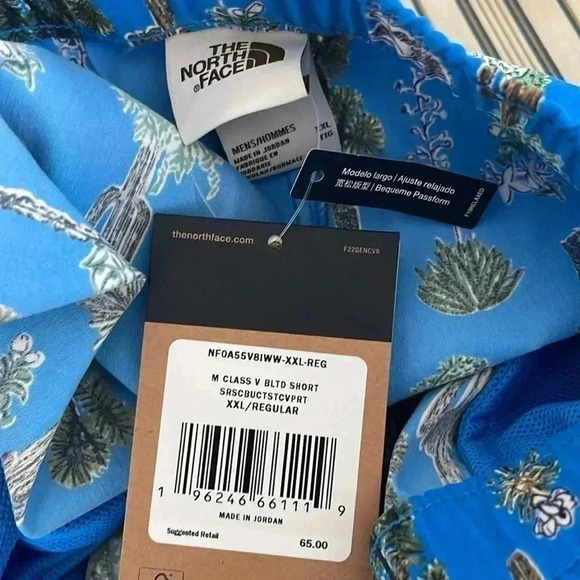 THE NORTH FACE CLASS V BELTED  SWIM SHORTS SUMMER BEACH  MENS XXL - Picture 9 of 9